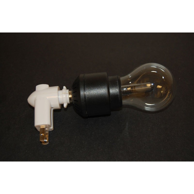 DirectGlow Plug in Electro Plasma Night Light with Black Base