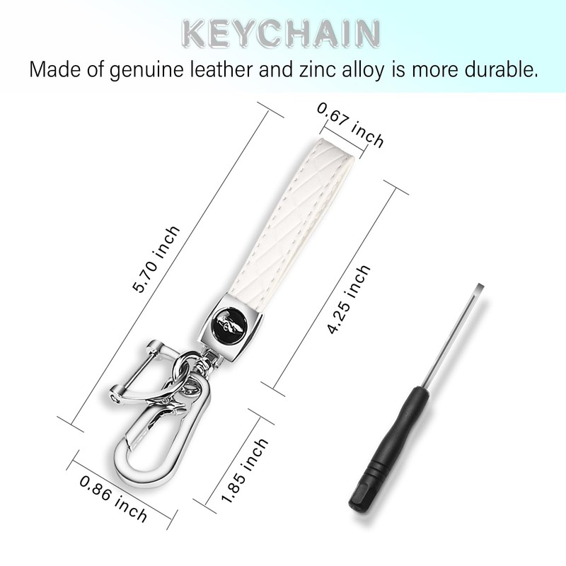 QBUC for Ford Key Fob Cover with Keychain Full Protection