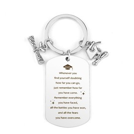 Graduation Gifts for Her Him 2024, Graduation Keyring Presents, Inspiational Graduation Gifts for Daughter Son Friend Sister Brother, Nurse Middle High School College Graduation Gifts
