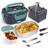 SOHIDA Electric Lunch Box Food Heater, 80W Portable Warmer for