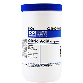 Citric Acid Anhydrous, 500 Grams