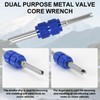 102Pcs Auto Air Conditioning Valve Core Accessories Kit A/C R12