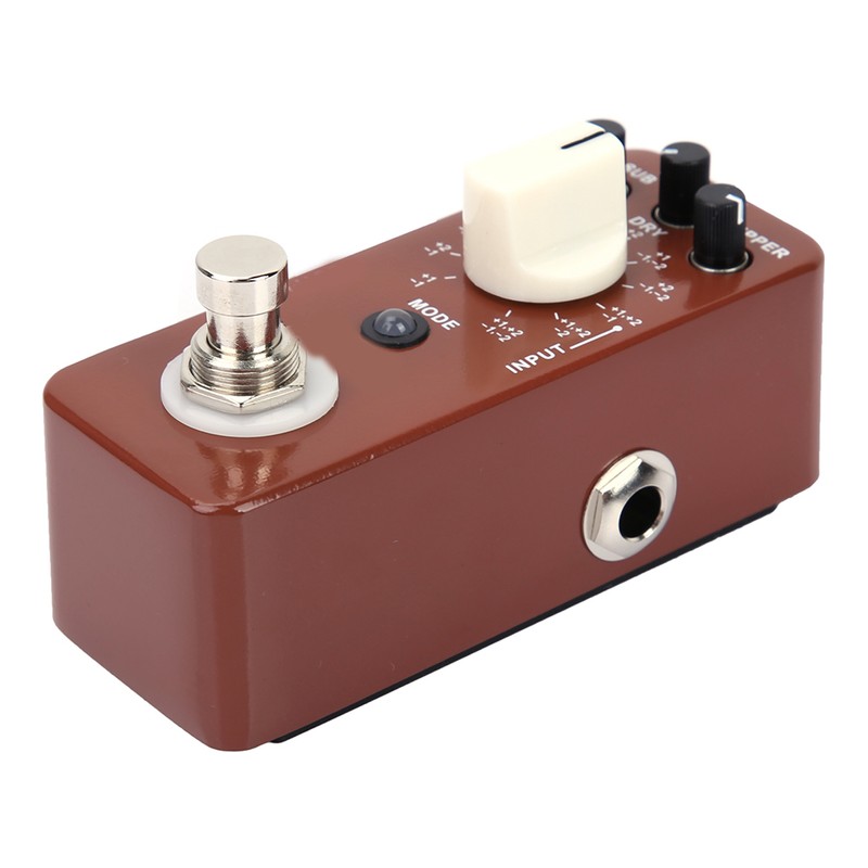 DC 9V/128mA Full Metal Shell Mini Octave Guitar Effect Pedal