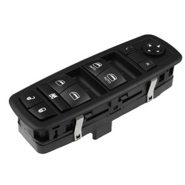 Master Power Window Switch Left Driver Side for Dodge Grand Caravan Chrysler Town & Country 2012 2013 2014 2015 for Ram 1500 2500 3500 4500 5500 2013-2015 Replaces 68110866AB 68110866AA 9 PINS+3 PINS