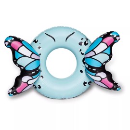 Big Mouth Toys Giant Inflatable Pool Float Butterfly Swim Raft 4'