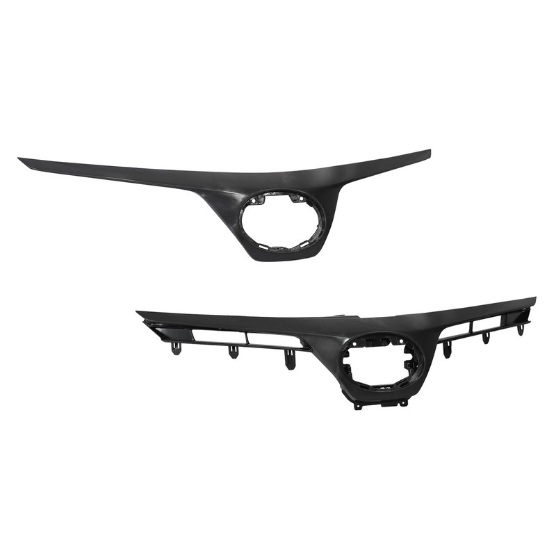 YLT AUTO Front Upper Lower Bumper Grille Set Compatible with