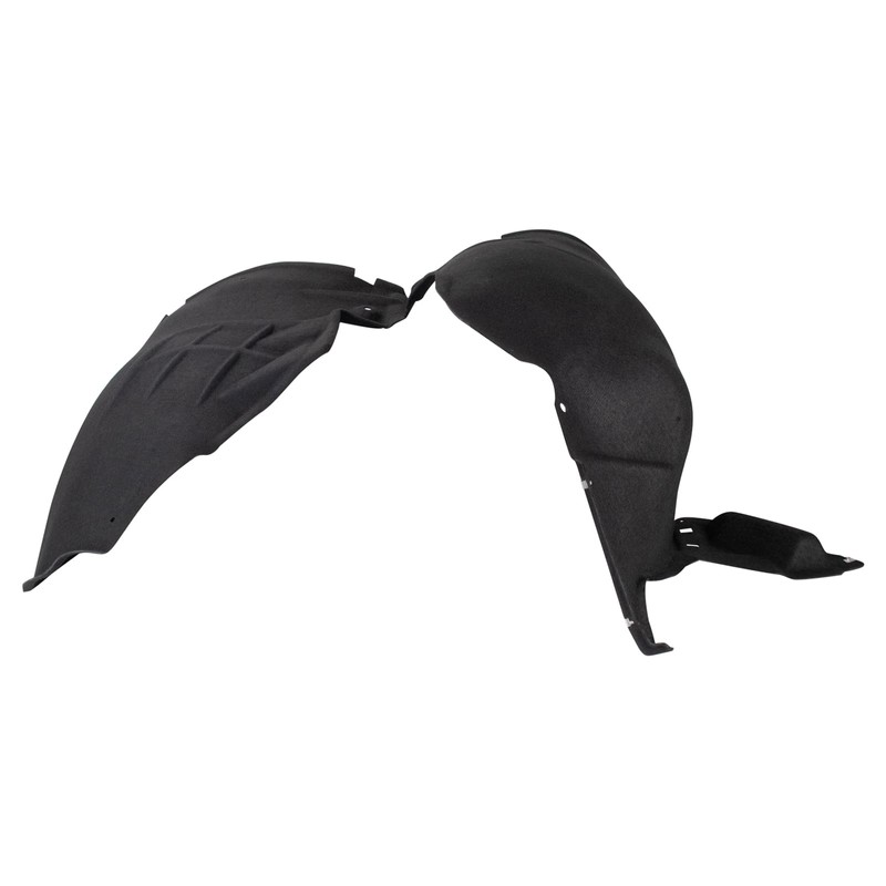 TRQ Front Left Inner Fender Liner Black Drivers Side Compatible