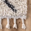 nuLOOM Amelia Moroccan Lattice Tassel Shag Area Rug, 8' x