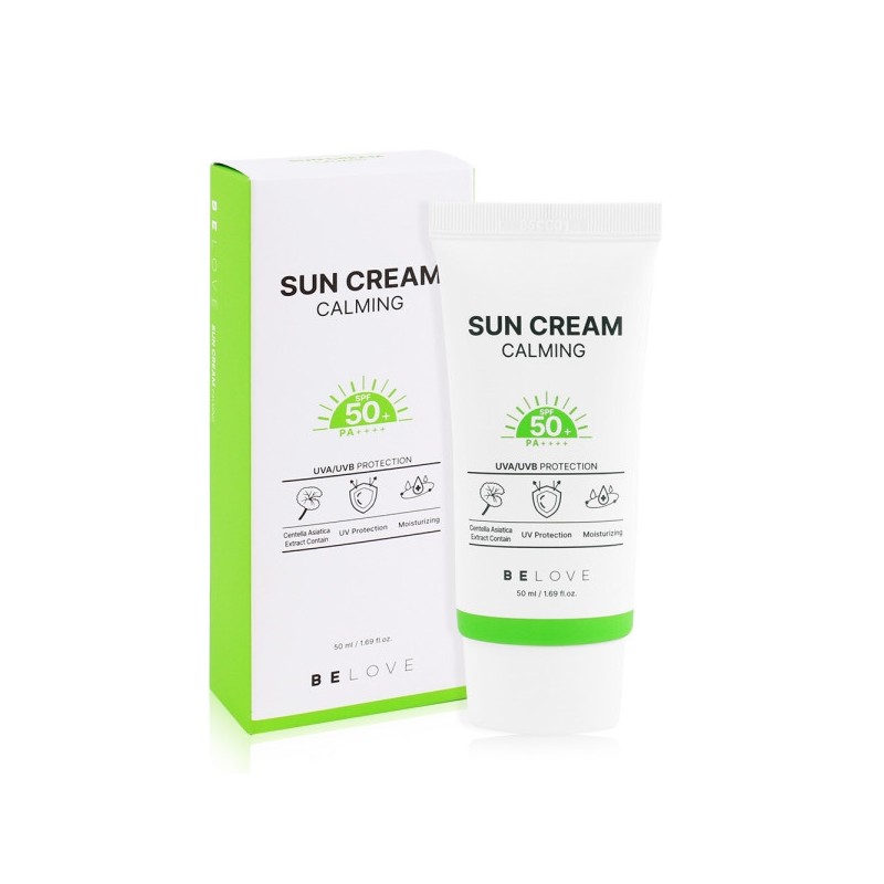 Be Love Calming Sun Cream 50ml SPF50+ PA++++ Mild, non-irritating