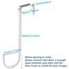 Over The Door Hook White -3Pcs Stainless Steel The Door