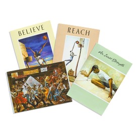 Ernie Barnes Greeting Cards (Encouragement Assortment) from Blue Mountain Arts—4 Unique Greeting Card to Send to a Friend, Loved One, or Anyone Who Needs Some Encouragement