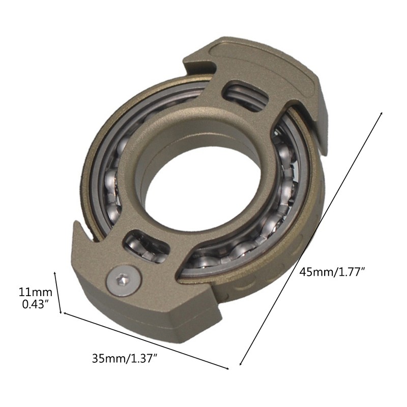 Nuclear Reactor Metal Rotating Toy Hand Rotating Gyroscope for Adults