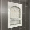 Uni-Green Recessed Shower Niche 17X25 Arch Double Shelf-Shower Cube for