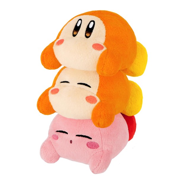 Sanei Boeki Kirby KPWW05 Kirby Play with Waddledi Stacking Plush,