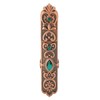 Vintage Needle Case Set Rhinestone Carved Pattern Fashionable Sewing Needles