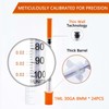 24 Pieces,1ml Dispensing Tool with Cap and Accessories Package, 0.3/30G