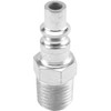 Milton 777 1/4" MNPT A Style Plug, Silver, 10 count