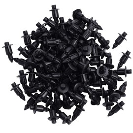 SHANGHh 100pcs 6mm Push Rivet Clips Rivet Fasteners Mud Flaps Bumper Fender Clips