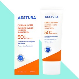 estra Aestura Sun Cream DermaUV365 Inorganic Sunscreen SPF50 40mlX1 / 에스트라 선크림 더마UV365 무기자차 SPF50 40mlX1개