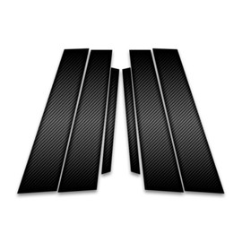 Upgrade Your Auto 6pc Carbon Fiber Pillar Post Covers for Kia Optima 2011-2015