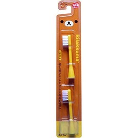 BRT-7LY RK Replacement Brush, Rilakkuma Yellow, Pack of 2