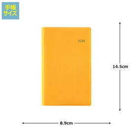 153 T'mini1 Notebook, Takahashi Shoten 2026 Edition, Yellow, Weekly Planner