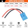 Battery Connector, CESFONJER 2 Sets 120A 600V Battery Quick Connect,