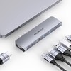 LENTION USB C Hub with Dual 4K HDMI, 2 USB