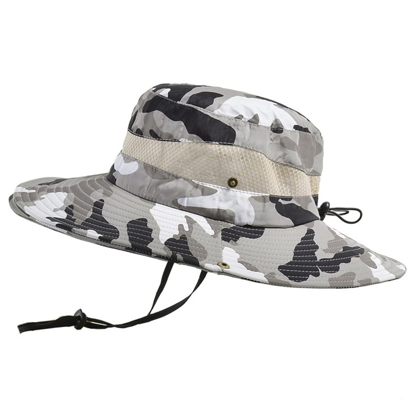LeafIn Men's Hat, Mesh, Outdoor Fishing Hat, Ten Gallon Hat,