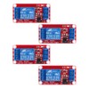 AEDIKO 4pcs DC 12V Relay Module 1 Channel Relay Board