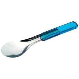 PIAZZA Ice Cream Spatula - Stainless Steel and Plastic - 25cm Light Blue