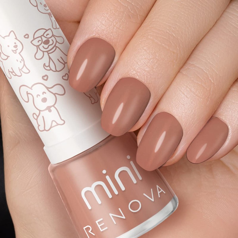 RENOVA | Esmalte de uñas MINI NERI 7.7ml, larga duración,