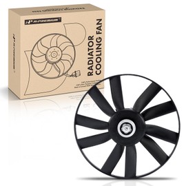 A-Premium Engine Radiator Cooling Fan Assembly Compatible with Select Volkswagen & Seat Models - Passat 1988-1997, Toledo I 1991-1999 - Replace# 1H0959455G, 165959455AE
