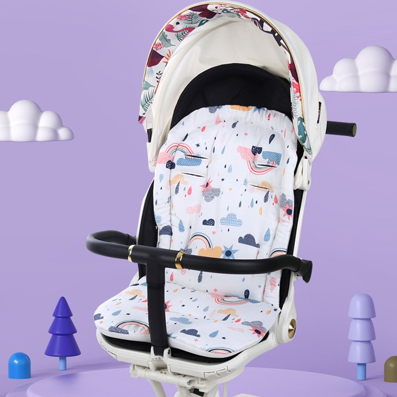 Baby Seat Pad Liner for Stroller Soft Breathable Cotton Universal
