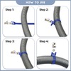 Yinkin 12 Pcs Hose Holder Clip Oxygen Tube Clips Entanglement