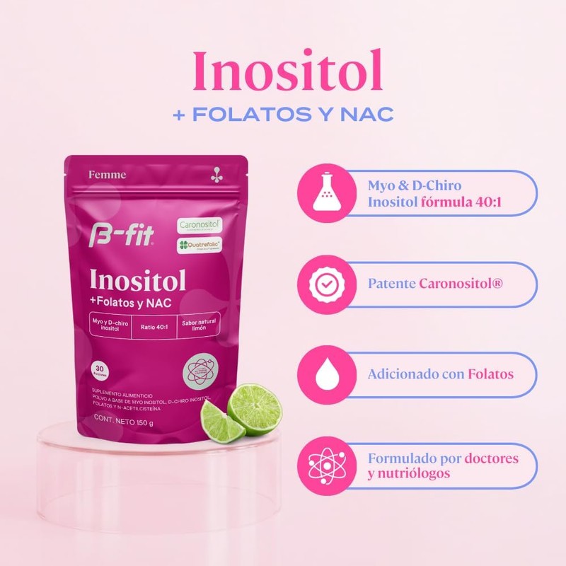 B-FIT B Myo Inositol y D Chiro Inositol - Fórmula