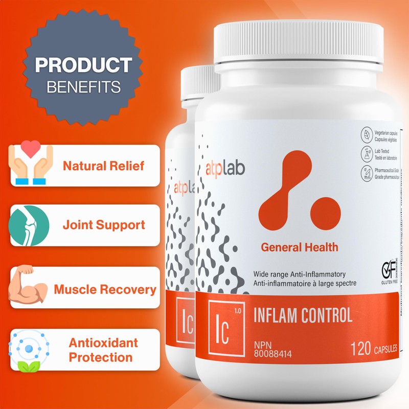 ATP LAB Inflam Control, 120 Capsules - Joint & Muscle