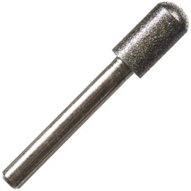 DIA-T 6mm Round Shaft Rotary Diamond File #2 Round Cylinder Tip No. 1030-2