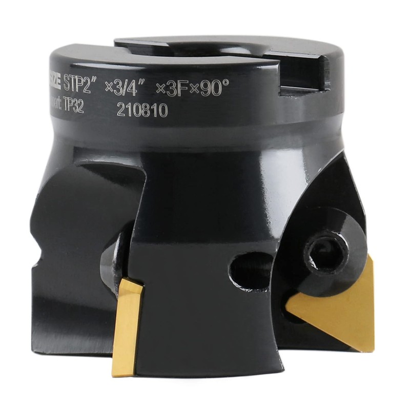 Accusize Industrial Tools 2 inch Indexable Face Milling Cutter 90