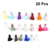 DIY Accessories 20pcs Mini Tassels Mini Accessories Ring Accessories Tassel