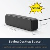 LIELONGREN Upgraded USB Computer /Laptop Speaker with Stereo Sound &