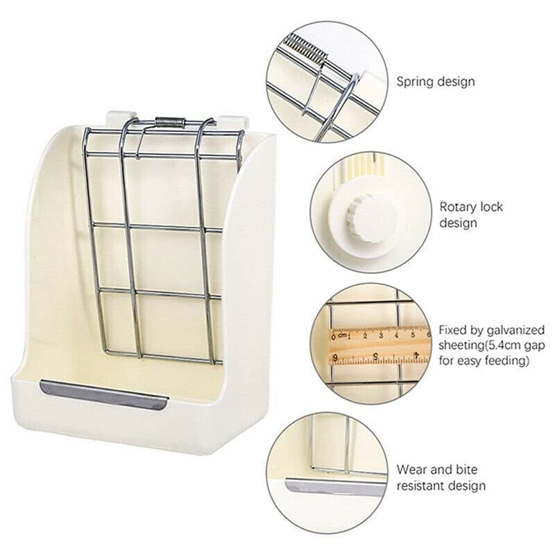 Pet Rabbit Hay Feeder Small Animal Hamster Pig Less Wast
