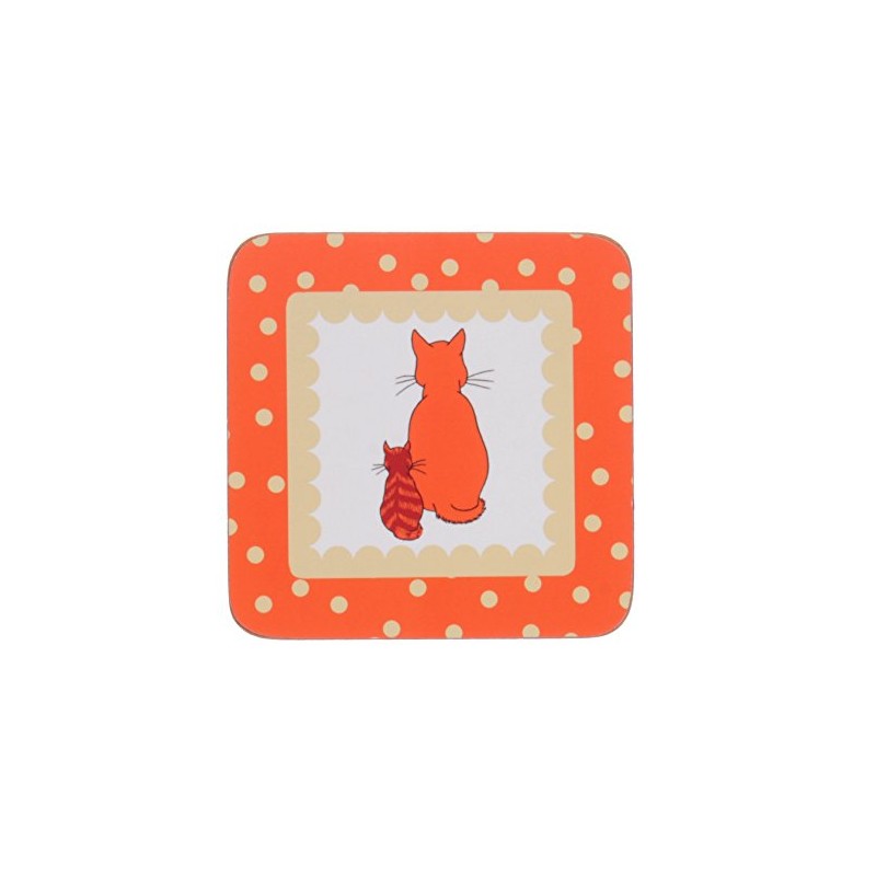 Ulster Weavers Cats in Waiting Corked Coasters Pk4