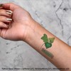 4 x 'Ivy Evergreen' Temporary Tattoos - Water Resistant, Skin-Safe,