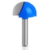 ASNOMY 1" Cutting Diameter Core Box Router Bit, 1/4 Inch