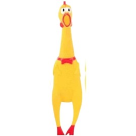 Juroicessry Yellow Robber Chicken Toy for Dogs and Pets Hilarious Squeaky Noisemaker Gadget for Endless Fun and Entertainment Prank Novelty Toy for Kids or Adults Dog Squeak Toys