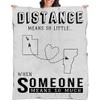 UT VT Long Distance Gift, Blanket from Daughter/Son Living Away