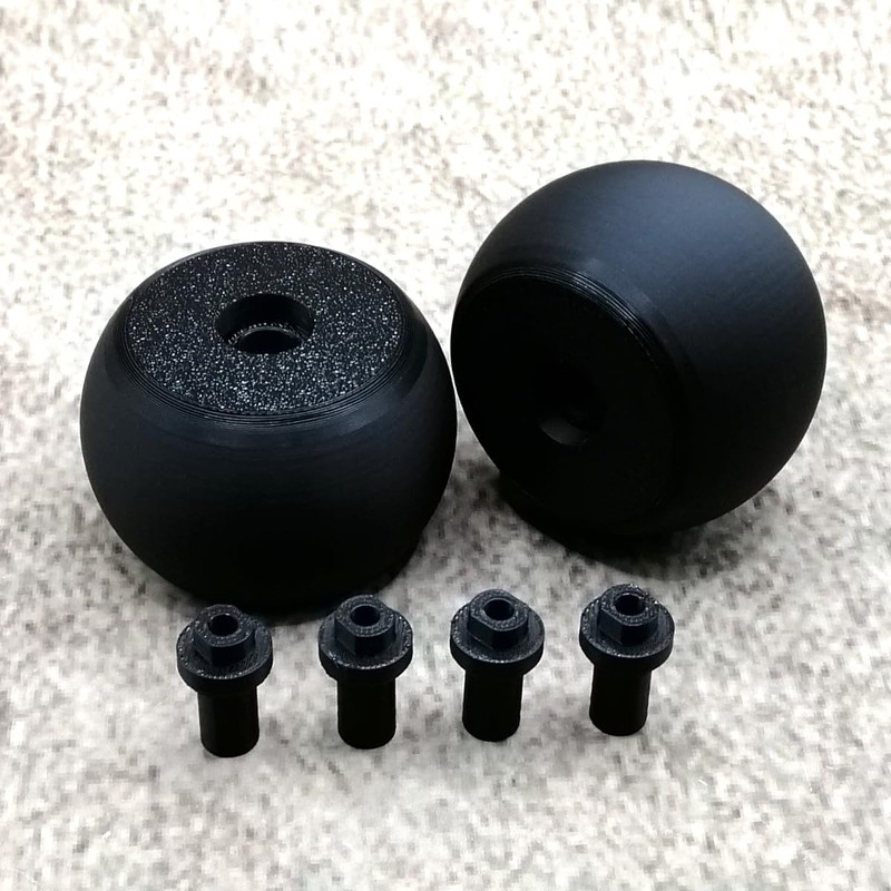 ULEIVA Replacement Front Wheel with 4 Axles Compatible with Bosch