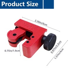 3-22mm Pipe Cutter, Adjustable Mini Tube Cutter Cutting Tool for Cutting Copper, Brass, PVC, Aluminum, Plumbing