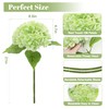SITUMEIZI Hydrangea Artificial Flower Faux Hydrangea Flowers 21 Inch Latex